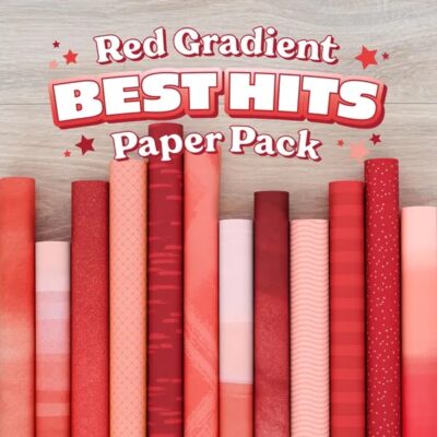 Red Gradient Best Hits Paper Pack