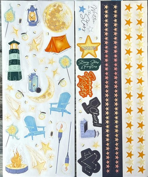 Summer Nights Stickers (2/pk)