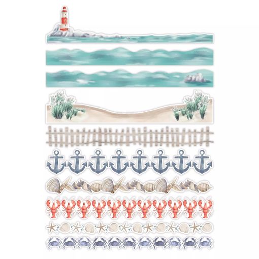 Coastal Shore Laser Cut Borders (10/pk)