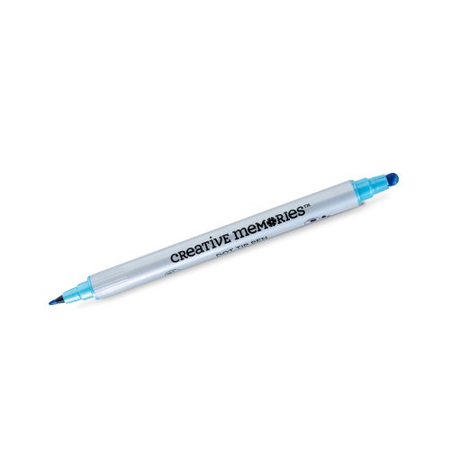 Blue Metallic Dot-Tip Pen - Image 2