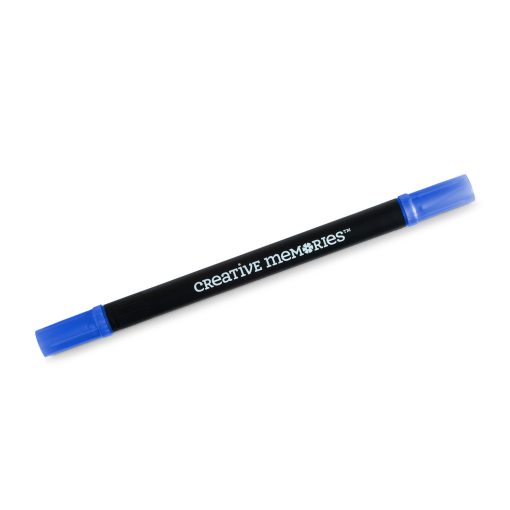 Pure Blue Dual-Tip Pen