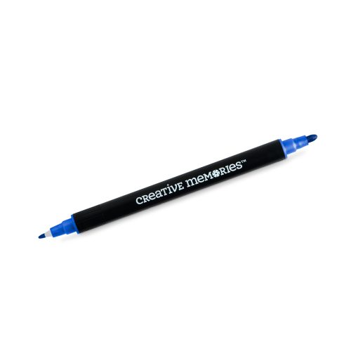 Pure Blue Dual-Tip Pen - Image 2