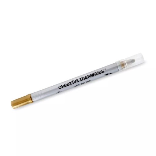 Gold Metallic Dot-Tip Pen