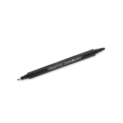 Black Dual-Tip Pen - Image 2