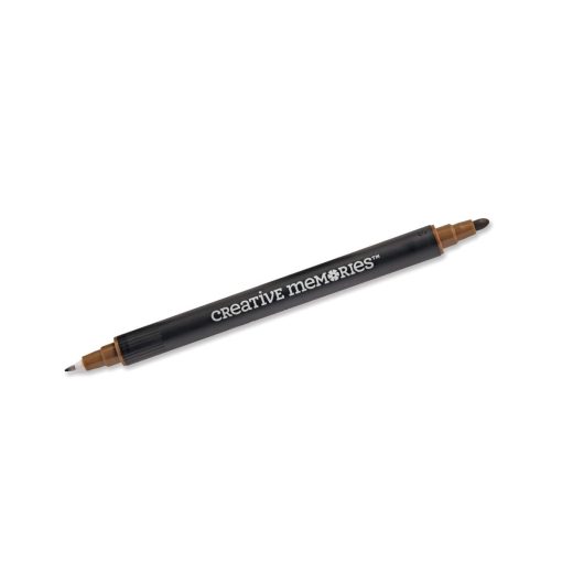 Brown Dual-Tip Pen - Image 2