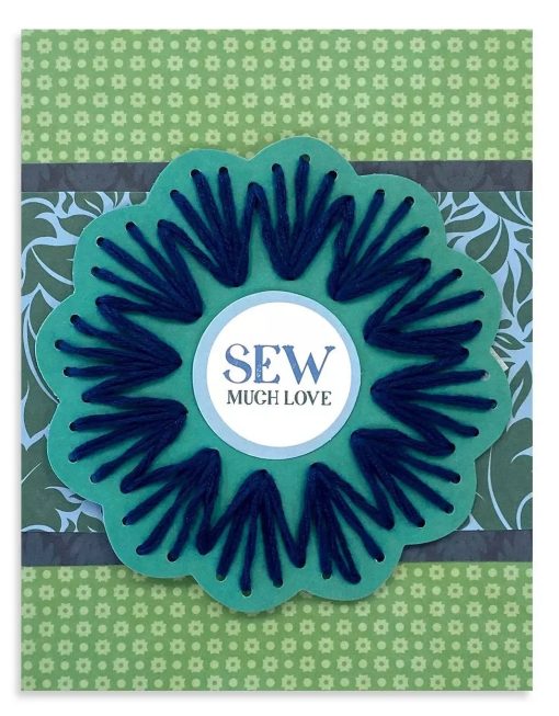 Gem Tones Embroidered Mini Card Kit