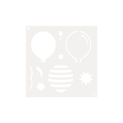 5x5 Inking Stencil - Build-a-Balloon