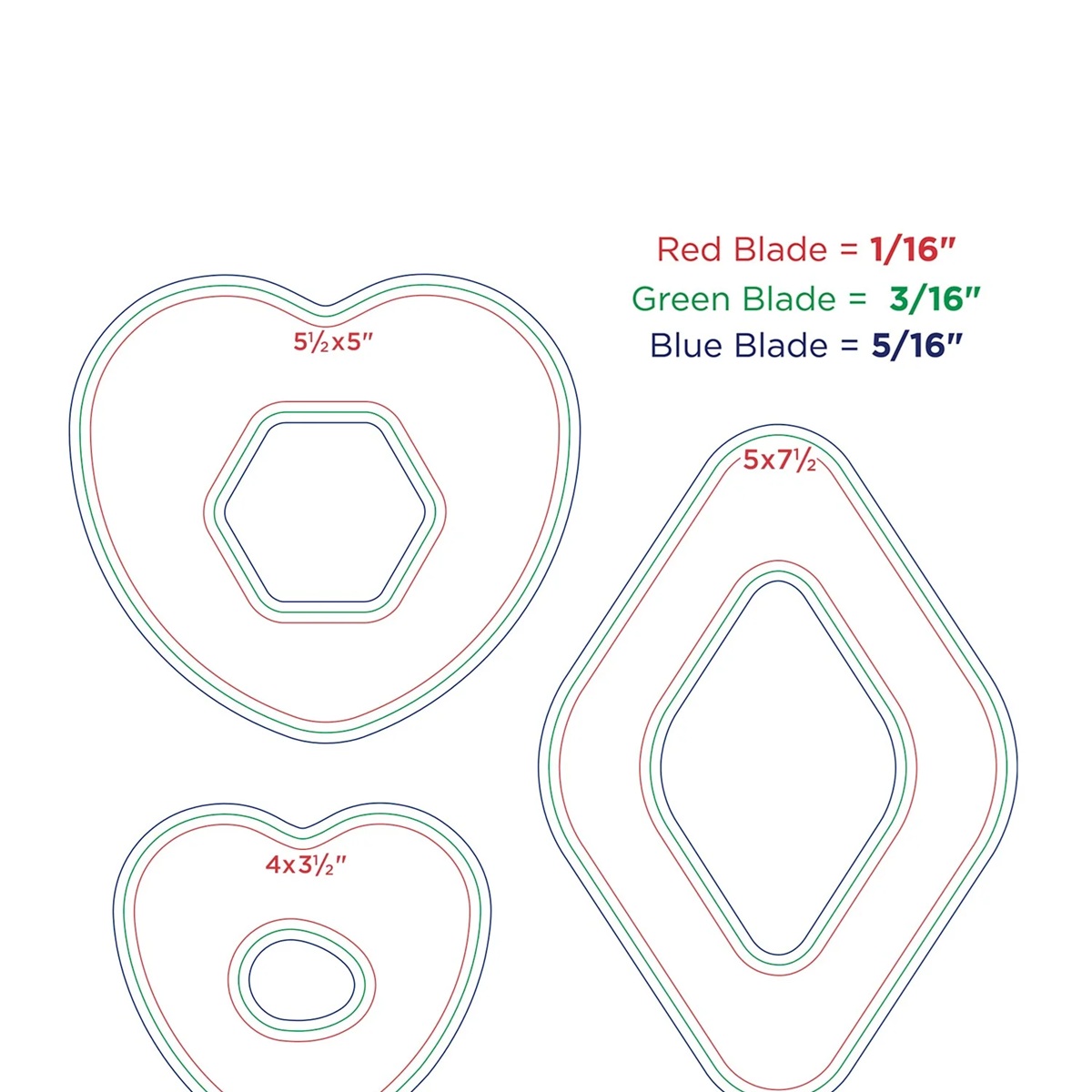 Custom Cutting System Patterns - Gemstones (3/pk) - Image 3
