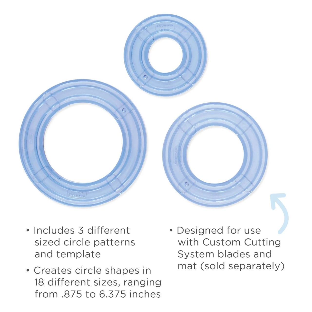 Custom Cutting System Patterns - Circles (3/pk) - Image 5