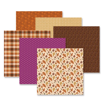 Autumn Abundance Paper Pack (12pk)