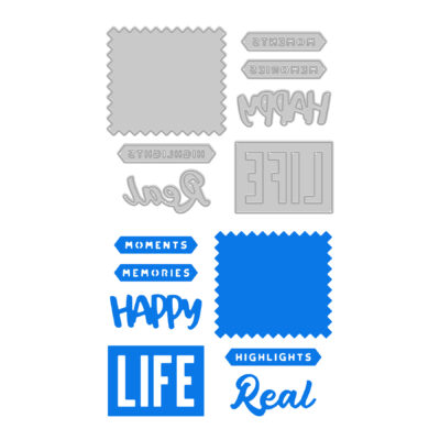 Die-Cutting Titles & Icons - Real Life