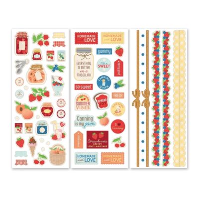 Berry Harvest Stickers (3/pk)
