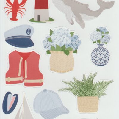 Coastal Scenes Stickers (3/pk)