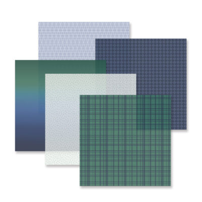 Vivid Melodies 2 Vellum Paper Pack - Dark Green & Navy