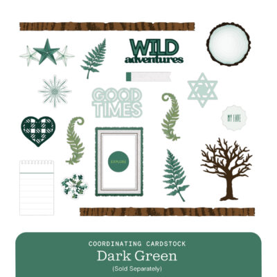 Vivid Melodies 2 Embellishments- Dark Green