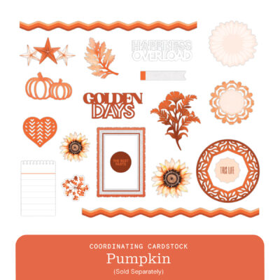 Vivid Melodies 2 Embellishments- Pumpkin