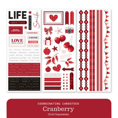 Vivid Melodies 2 Stickers- Cranberry