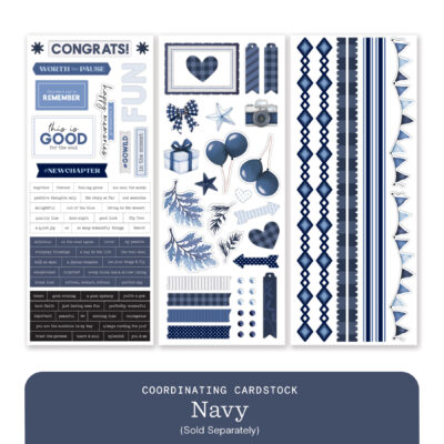 Vivid Melodies 2 Stickers- Navy