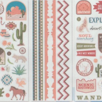 Desert Scenes Stickers (3/pk)