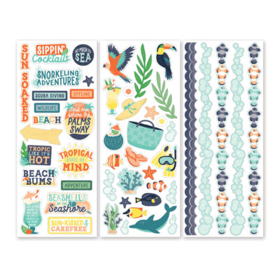 Sun-Soaked Stickers (3/pk)