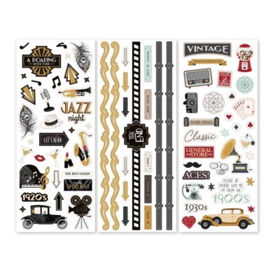Through the Years 1920's-1930's Stickers (3/pk)