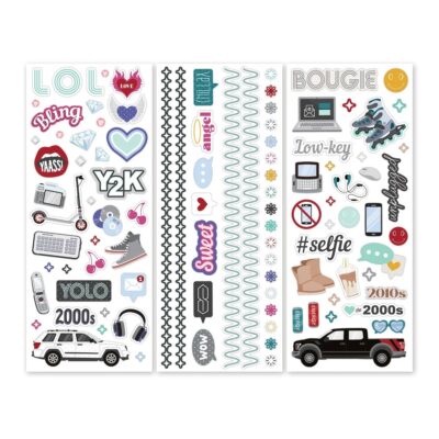 Through the Years 2000s-2010s Stickers (3/pk)
